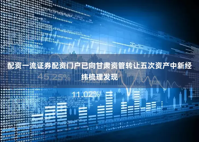 配资一流证券配资门户　　已向甘肃资管转让五次资产　　中新经纬梳理发现