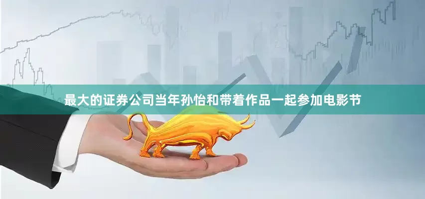 最大的证券公司当年孙怡和带着作品一起参加电影节